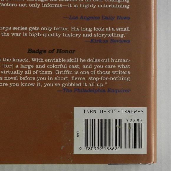 W.E.B. Griffin "Honor Bound" An Honor Bound hardcover Novel 1993 - Picture 3 of 5